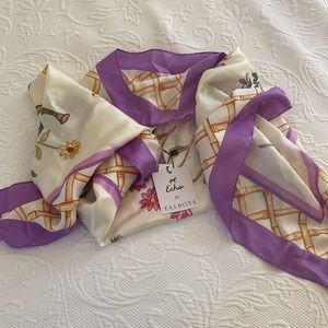Beautiful Talbots silk scarf!